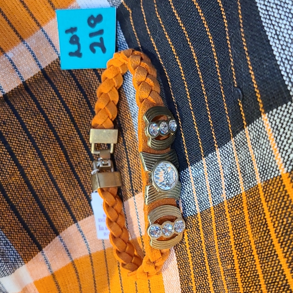 3/$18 Orange Lia Sophia Bracelet Lot 218 550